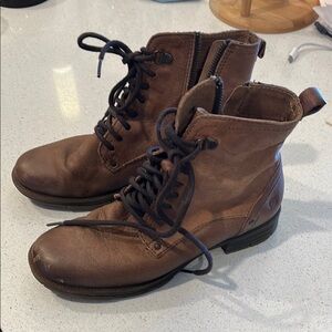Brown Leather Boots